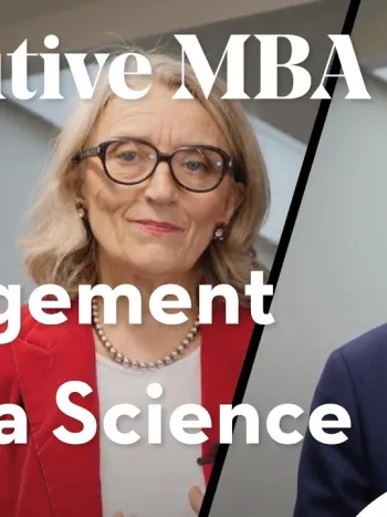 Présentation du programme executive mba management et data science