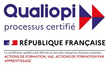 Certification Qualiopi délivrée au titre des catégories d’actions suivantes : Actions de formation, VAE, Actions de formation par apprentissage